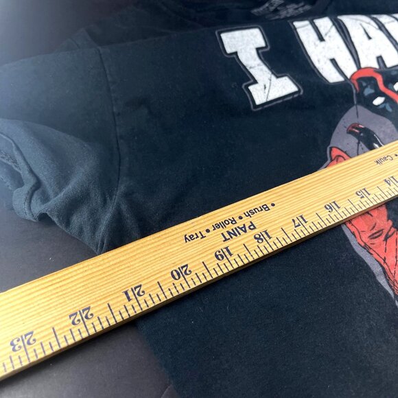 Marvel Deadpool "I Have Issues" Black T-Shirt Size L - Picture 5 of 5